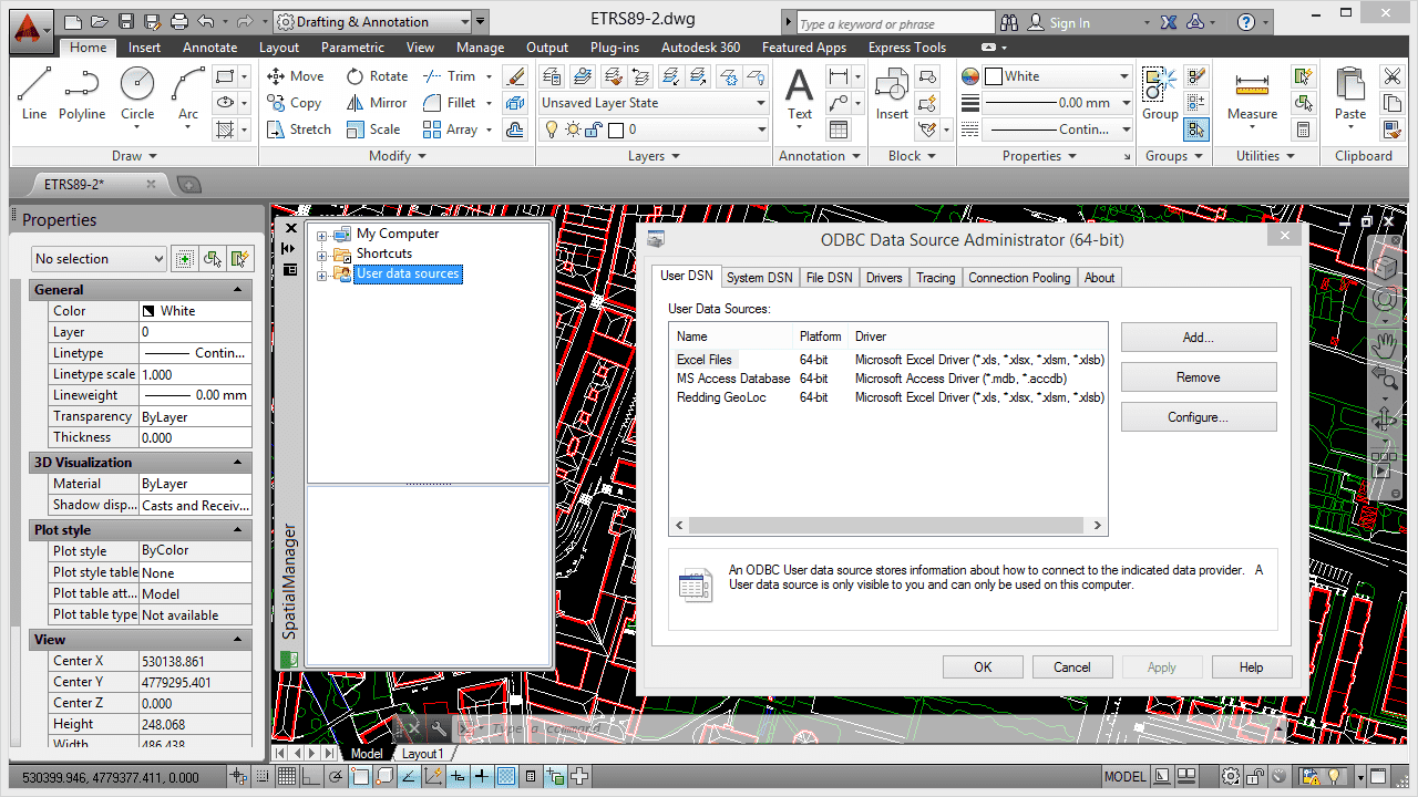import points to autocad